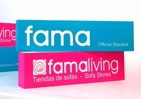 Fama Rótulo Luminoso